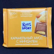Шоколад RITTER мол карамельный мусс 100г, шт
