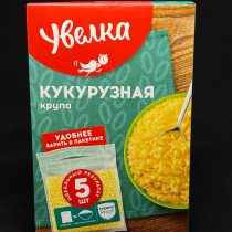 Кукурузная крупа в пак. 5*80 гр., "Увелка" 400 гр., шт.