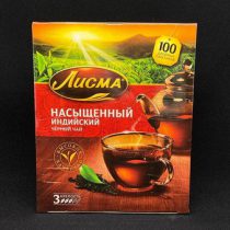 Чай Лисма Насыщенный 1,8 гр*100 шт., цена за пачку