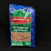 Чечевица красная в/с "Националь" 450 гр, (6) шт.