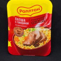Лапша Б/П РОЛЛТОН говядина по домашнему улучшенный вкус, 90гр, шт