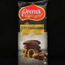 Шоколад Россия - Щедрая душа, Российский горький 70% 82 гр, шт