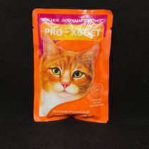 Корм ProХвост для взрослых кошек, (Кусочки мясного ассорти в соусе), 85 гр, шт