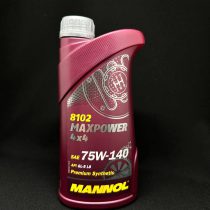 Масло трансмиссионное MANNOL "Maxpower 4x4", 75W-140, синтетическое, 1 л, шт
