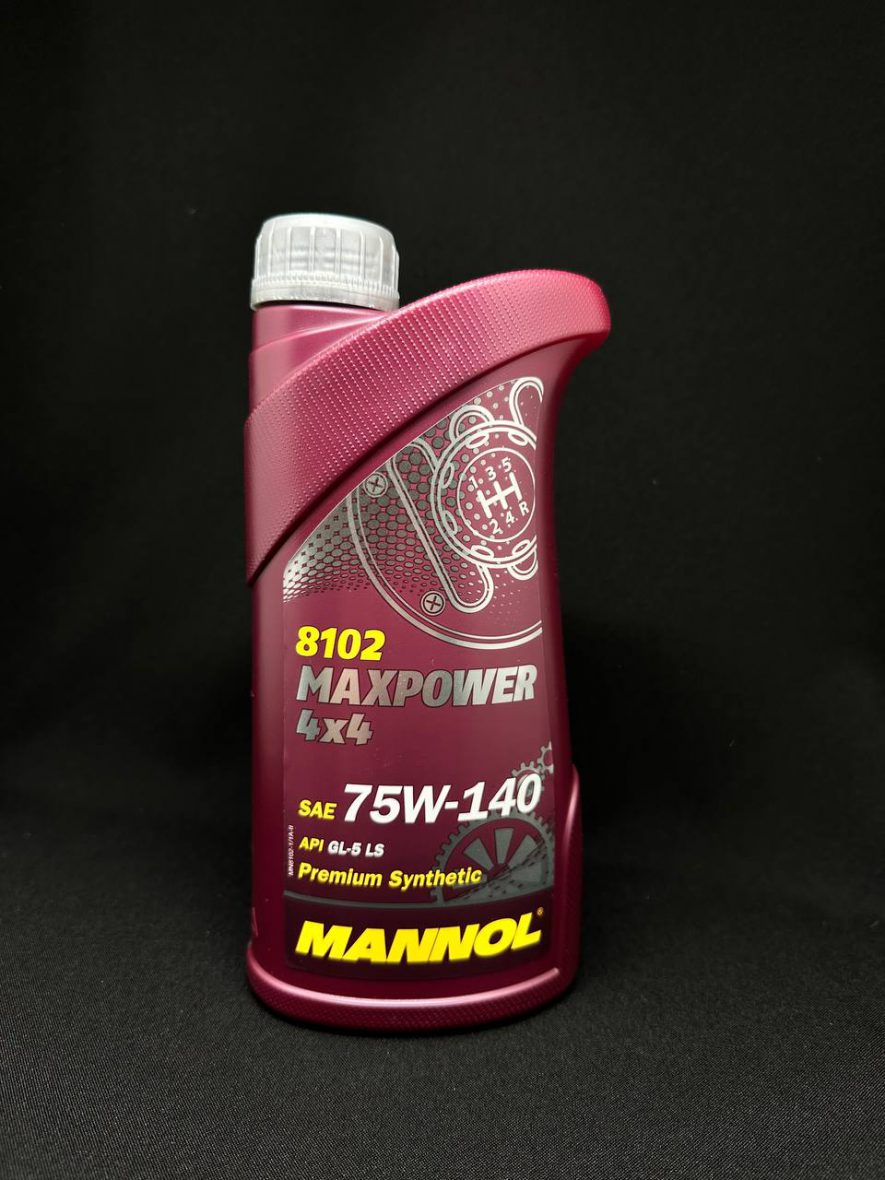 Масло трансмиссионное MANNOL «Maxpower 4×4», 75W-140, синтетическое, 1 л, шт