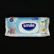 Салфетки влажные детские SMILE (60шт),  уп