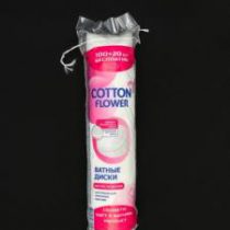 Ватные Диски COTTON FLOWER 100+20 шт, уп