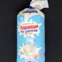 Мороженое пломбир ванильный «Пломбир из сливок» мжд 15% 400 гр, шт. (М)