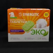 Таблетки для ПММ SYNERGETIC ЭКО 100 шт, шт