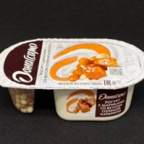 Йогурт Даниссимо густой, Соленая карамель, шарики 6,9%, 105 гр, шт (М)