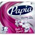 Туалетная бумага PAPIA 3 сл 4 рул, уп