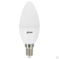 Лампа светодиодная LED 10вт 230в Е14 белый, свеча Elemehtary Gauss, шт