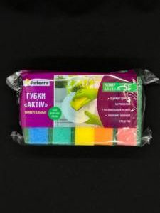 Губки для посуды AKTIV maxi (5 шт. в уп.), шт.