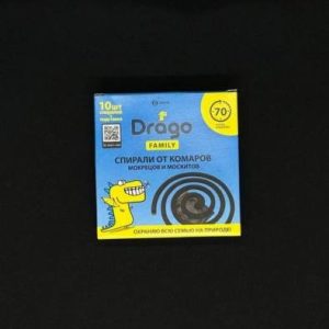 Спирали от комаров DRAGO FAMILI 10 шт, шт