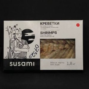 Креветки Vannamel (SUSAMI) 16/20 с/м б/г в панцире 1,8 кг, шт
