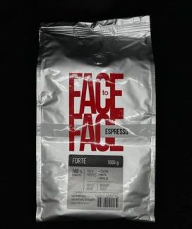 Кофе FACE TO FACE FORTE зернах м/у 1 кг., шт.