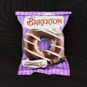 Донат глазированный "Шоколад" со вкусом шоколада, 55 гр, шт.