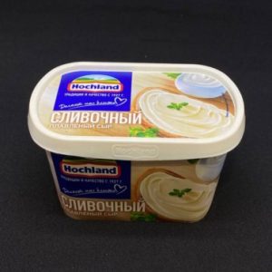 Сыр плавленый Хохланд Сливочный, ванн 400 гр, шт. (М)