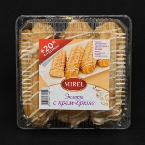 Пирожное "Эклеры" с крем-брюле 180 гр, шт.