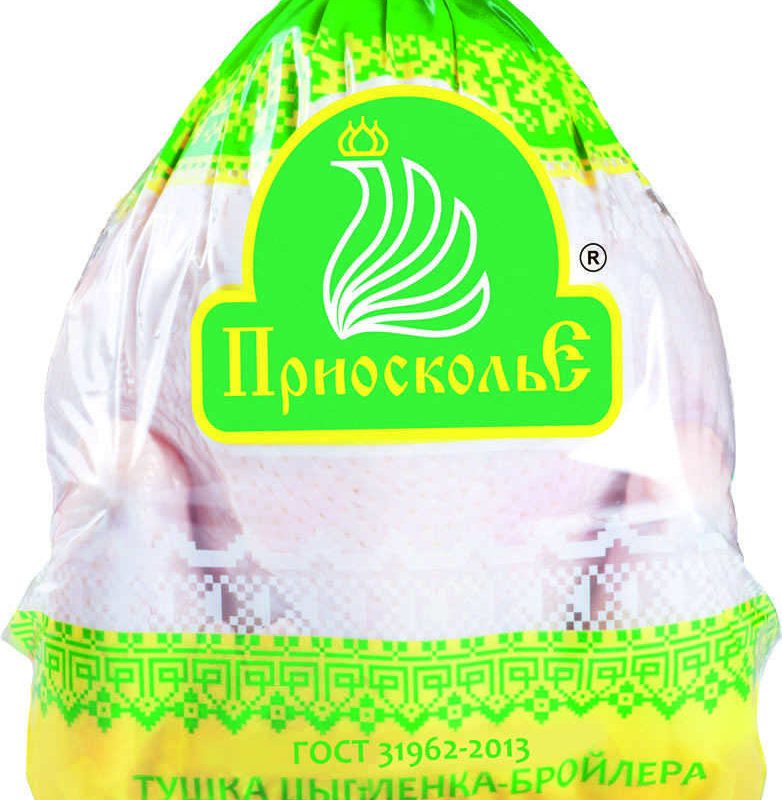 Тушка ЦБ 1 сорта 13кг (фирм.пакет ПВД) 8 калибра ТМ Приосколье, кг
