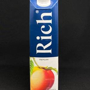 Нектар Rich Персик 1л, шт (12) (М)