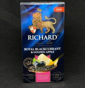Чай Ричард Роял BLACKURRANT & GOLDEN APPLE (Сашет) 25 пак (12), шт.