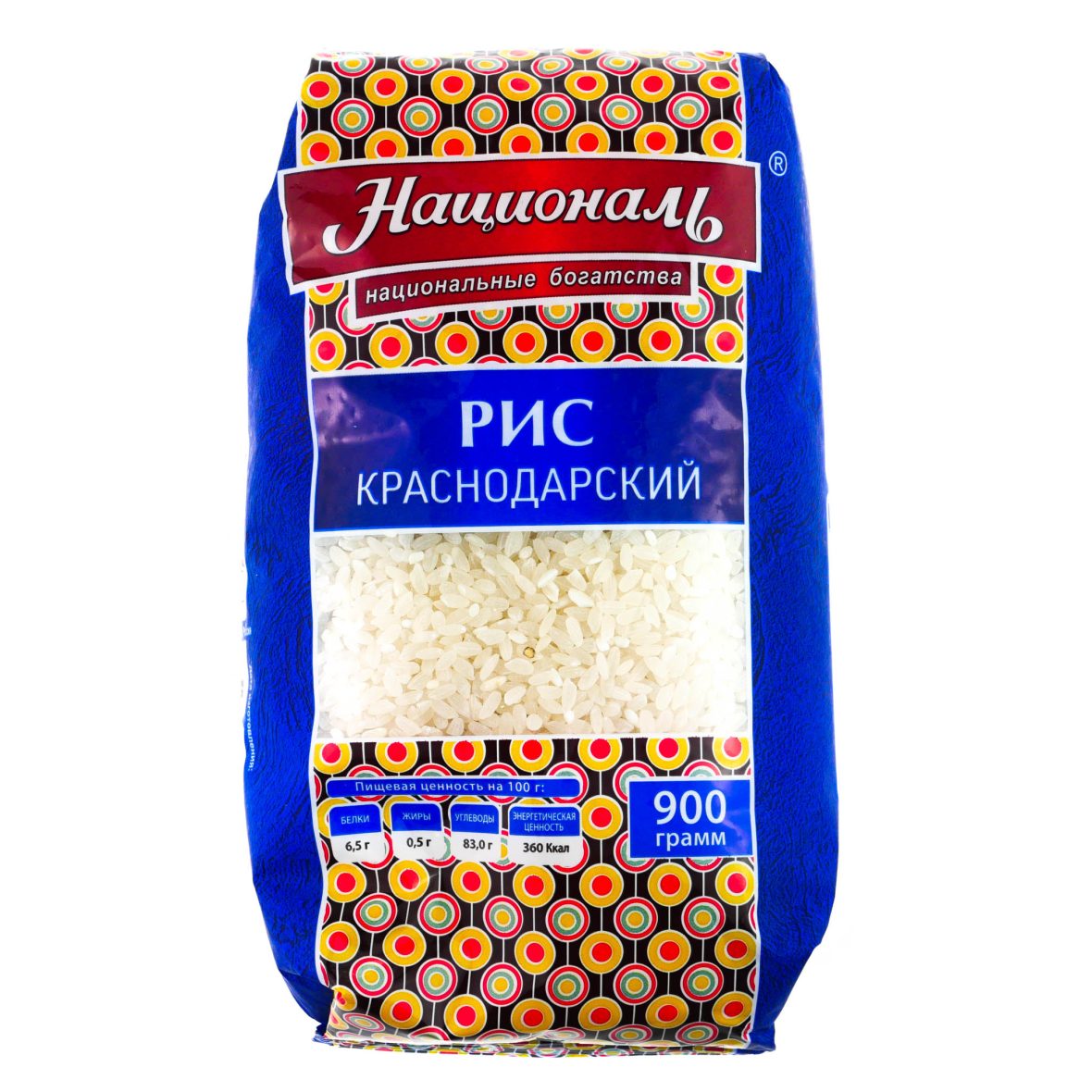 Рис Краснодарский «Националь» 900 гр, шт.