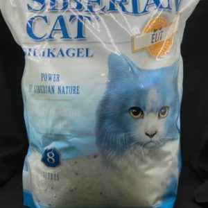 Кошачий наполнитель силикагелевый (с голубыми гранулами), Сибирская кошка 16 л, шт.