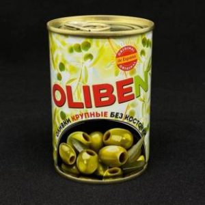 Оливки б/к OLIBEN ж/б 290 мл, шт