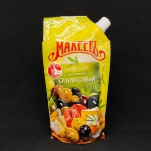 Майонез Махеев Оливковый д/п 190 гр., шт.