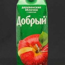 Сок Добрый деревенские яблочки 1л , шт