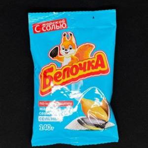 Семечки Белочка соленые жареные 140 гр. шт.