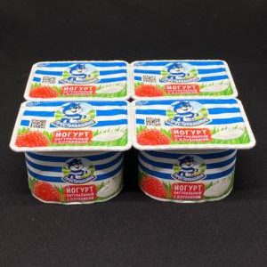 Йогурт Простоквашино Клубника 2,9% 110 гр, шт. (М)