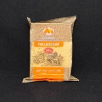 Сыр Российский Юговской 50% 200 гр, цена за шт. (М)