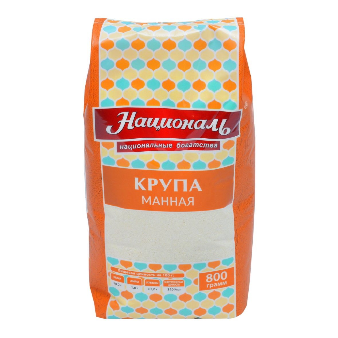 Манная крупа «Националь» 800 гр, шт.(12)