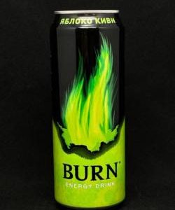 BURN Energy Яблоко-киви 0,449 л, Ж/Б, шт.