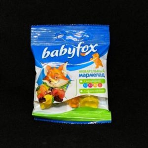 Мармелад Babyfox (бегемотики) 30 гр, шт.