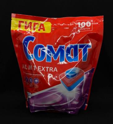 Таблетки для ПММ COMAT все в 1 ЭКСТРА, 100 шт, шт