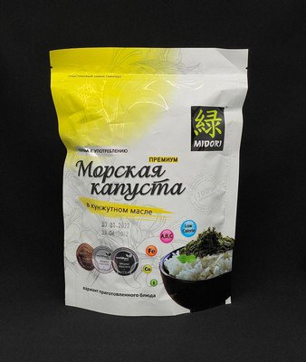 Морская капуста МИДОРИ Резанная с кунжутом 80 гр, шт.