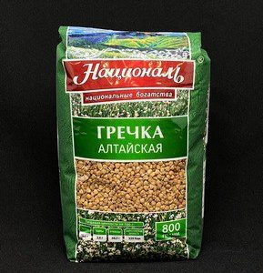Гречка "Алтайская" ядрица "Националь" 800г (12), шт.