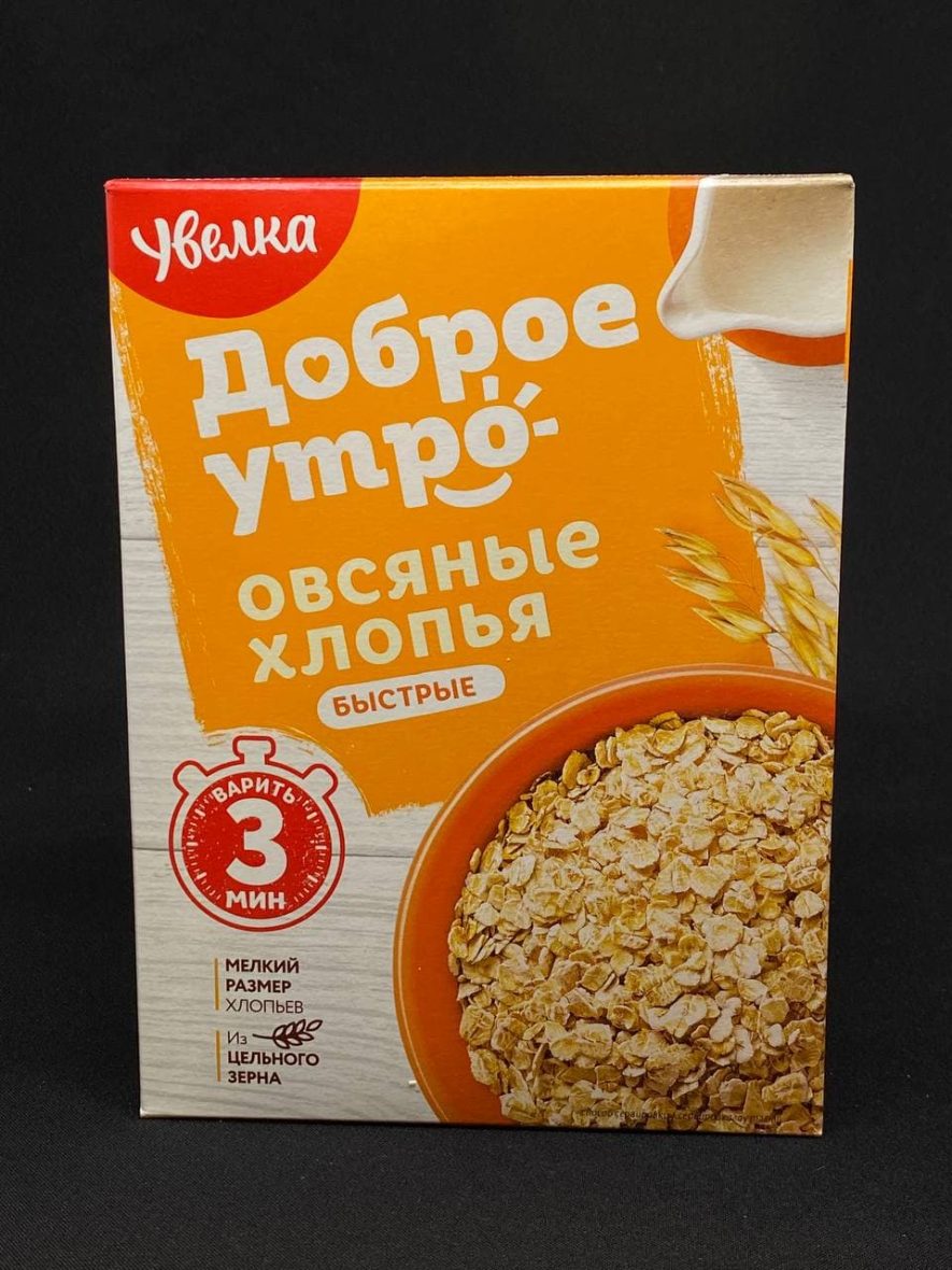 Хлопья Овсяные быстрые «Увелка» 400 гр, шт.