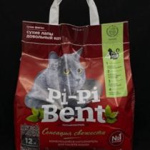 Кошачий наполнитель комкающий (Пи-пи бенд), Сенсация свежести, 5 кг (12 л), шт.