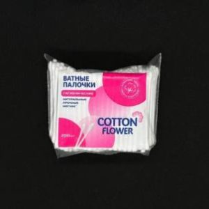 Ватные Палочки COTTON FLOWER 200 шт, уп