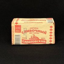 Маргарин Сливочный Саратовский 60% 250г пергамент (М)