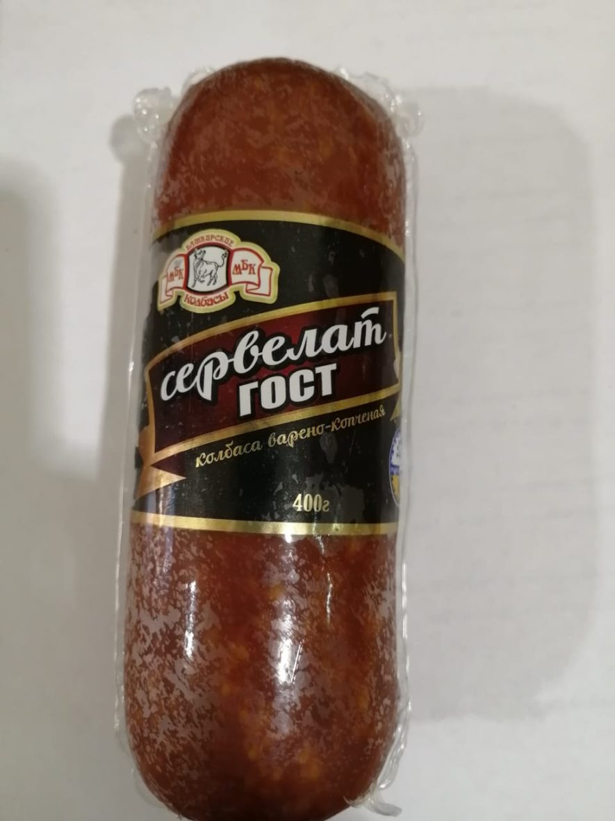 Сервелат в/к в/с ГОСТ (СМК), 300 гр, шт.